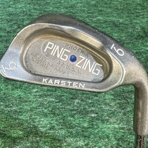Vintage Ping Zing Blue Dot 9 Iron KT-M Steel Shaft Right Handed USA Golf Club